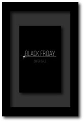 Black Friday banner sale vector