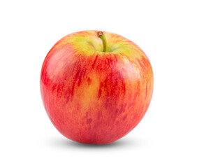 red apple on white background