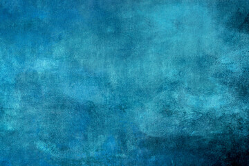 Fototapeta na wymiar Blue abstract painting background