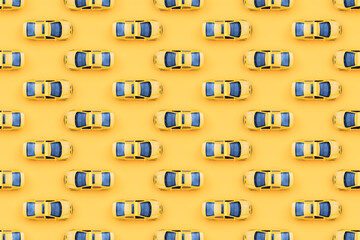 Background from yellow auto taxis. Taxi background