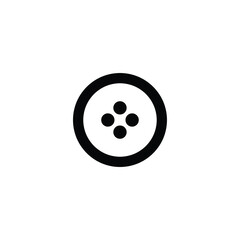 Button icon vector