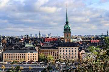 Naklejka na ściany i meble Stockholm city