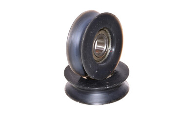 roller in bearing isolated on white background