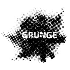Splatter Paint Texture . Distress Grunge background . Scratch, Grain, Noise rectangle stamp . Black Spray Blot of Ink.Place illustration Over any Object to Create Grungy Effect .abstract vector