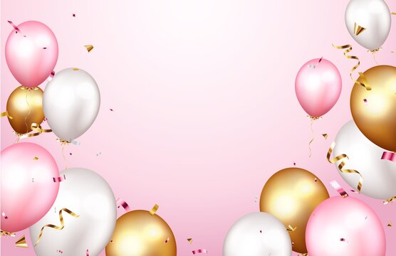Pink And Gold Birthday Images – Browse 67,140 Stock Photos, Vectors, and  Video | Adobe Stock