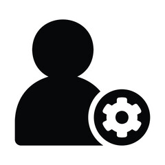 User Settings Vector Icon Illustration