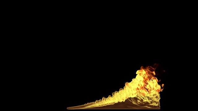 igniting Firewall with separate alpha at 4k resolution 
