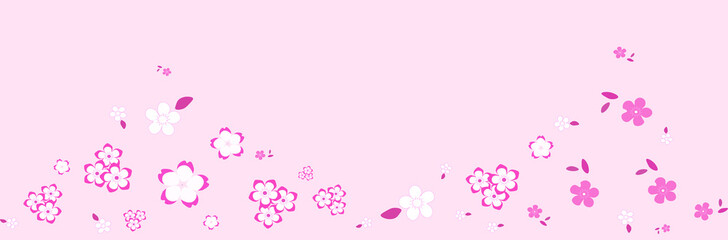sakura background vector