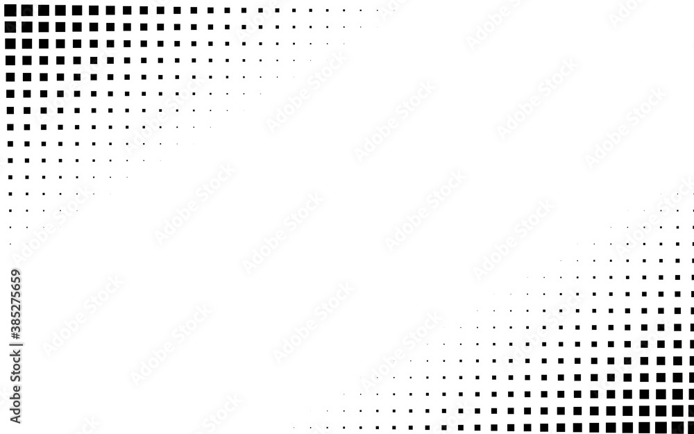 Poster squares halftone geometric background pattern and texture vector illustration