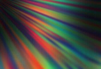 Dark Multicolor, Rainbow vector backdrop with long lines.