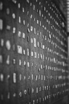 binary code on a black background
