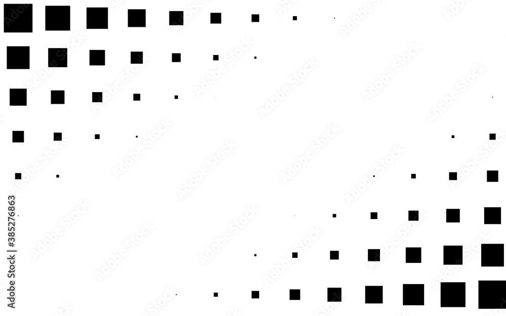 Poster squares halftone geometric background pattern and texture vector illustration