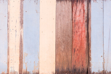 Background from multi-colored vertical wooden planks. background for design