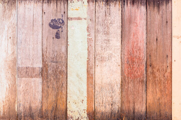 Background from multi-colored vertical wooden planks. background for design