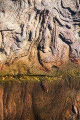 Rock stone background water natural background