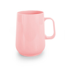 empty mug isolated on white background.