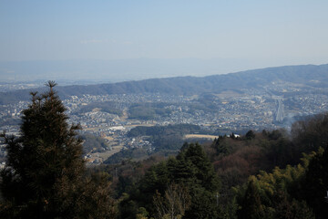 Obraz premium 生駒市街眺望