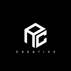Letter AC logo design template elements
