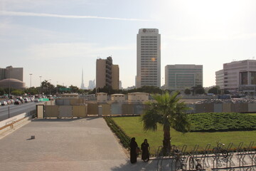 downtown city skyline  Dubai 2014