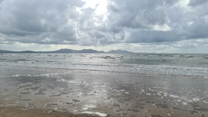storm over the beach