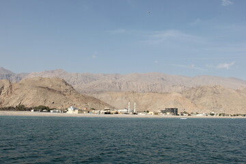view of the sea from the sea Oman