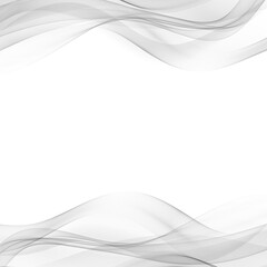 Gray lines abstract smooth background. Vector illustration