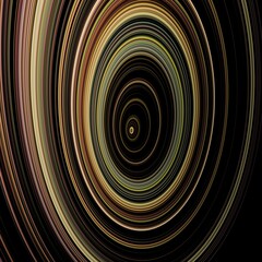 Simple colorful smooth light lines turned into elliptics