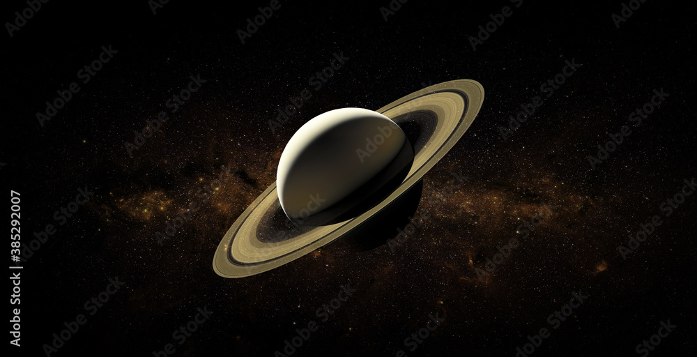 Canvas Prints saturn on space background. elements of this image furnished by nasa.