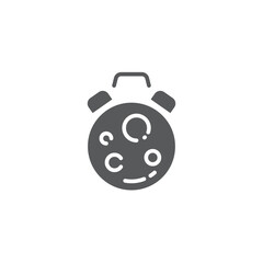 Sleeping time vector icon symbol isolated on white background