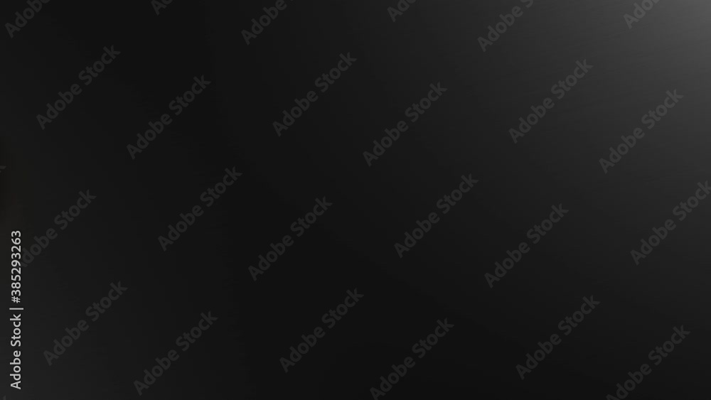 Poster the red write record passes from right to left on a black background and a magnifier passes over it 