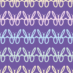 Abstract butterfly vector repeat pattern. Cute bug seamless illustration background.