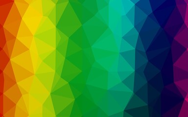 Light Multicolor, Rainbow vector abstract mosaic pattern.