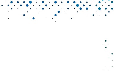 Light BLUE vector template with circles.
