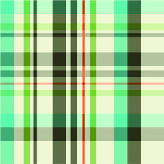 Tartan Pattern in blue and orange. Texture for plaid, tablecloths, clothes, shirts, dresses, paper, bedding, blankets, quilts and other textile products. Vector illustration EPS 10