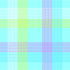 Tartan Pattern in blue and orange. Texture for plaid, tablecloths, clothes, shirts, dresses, paper, bedding, blankets, quilts and other textile products. Vector illustration EPS 10