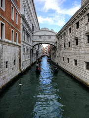 Fototapeta na wymiar Bridge of Sighs in Venice Italy