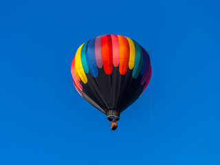 Beautiful multi-colored hot air balloon
