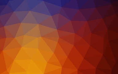 Light Blue, Red vector blurry triangle pattern.