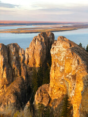autumn, tree, landscape, nature, bench, fall, trees, park, forest, leaves, sky, wood, grass, green, outdoors, stone, outdoor, mountain, leaf, season, spring, road, view, rural, blue, rock 