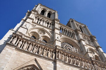 Notre Dame Facade Angle