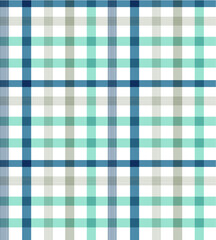 Tartan Pattern in blue and orange. Texture for plaid, tablecloths, clothes, shirts, dresses, paper, bedding, blankets, quilts and other textile products. Vector illustration EPS 10