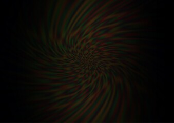 Dark Black vector abstract blurred background.