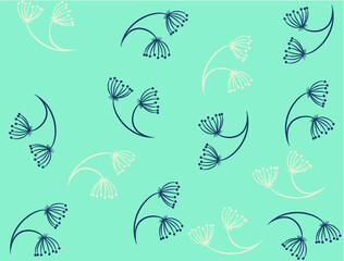 Botanical seamless tropical pattern with bright plants and leaves on a beige background. Exotic tropics. Summer.