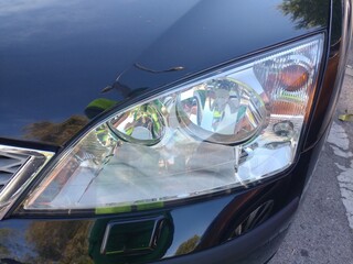 lampa samochodowa przednia światło auto biała