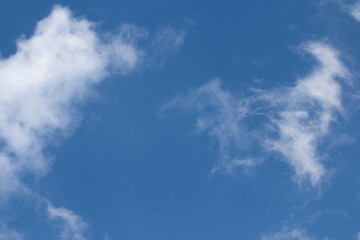 The perfect harmony of mountain and cloud with the sky