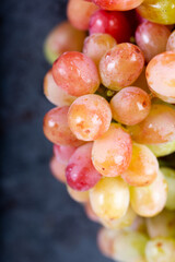 Fresh colorful grapes. Backgrounds and texture.