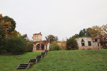 Ruins of the manor house, Bartodzieje Poland © mxm