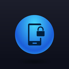 Locked Mobile - Button