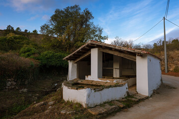 Old washing building i Spain