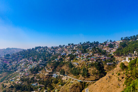 Fototapeta View at Almora in Kumaon region of Uttarakhand state, India.
